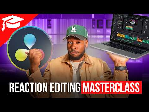 Video thumbnail: How to Edit REACTION videos WAY FASTER — Saves HOURS editing (Davinci Resolve)