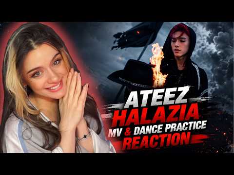 Video thumbnail: ATEEZ “HALAZIA” MV + Dance Practice Reaction — THIS SONG IS INSANE! 🔥