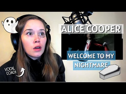 Video thumbnail: 🎃 Finnish Vocal Coach Reacts: "Welcome To My Nightmare" by Alice Cooper