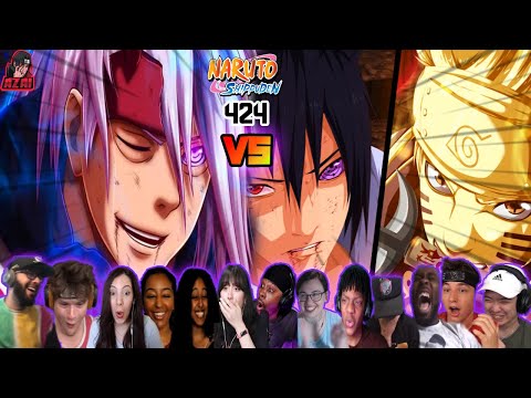 Video thumbnail: "Naruto/Sasuke VS Madara Uchiha"🥶Naruto Shippuden Episode 424 REACTION MASHUP