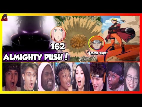 Video thumbnail: "Pain Destroys The Leaf, Naruto Enters"😱| Naruto Shippuden Episode 162 REACTION MASHUP