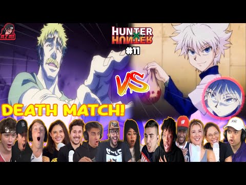 Video thumbnail: "KILLUA ELIMINATES JONES!" Hunter x Hunter Episode 11 REACTION MASHUP