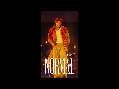 Video thumbnail: 'NORMAL (Korean Ver.)' Stage CAM (V focus) @ BTS WORLD TOUR 'ARIRANG' IN BUSAN
