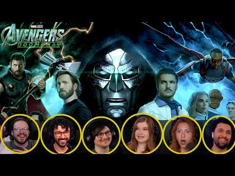 Video thumbnail: REAL EMOTIONS! To Avengers DOOMSDAY: Avengers Doomsday (2026) Movie Trailer Reactions