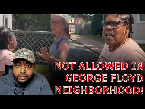 Video thumbnail: Raging Racist Black Woman ASSAULTS AND KICKS OUT White Woman From George Floyd Neighborhood!