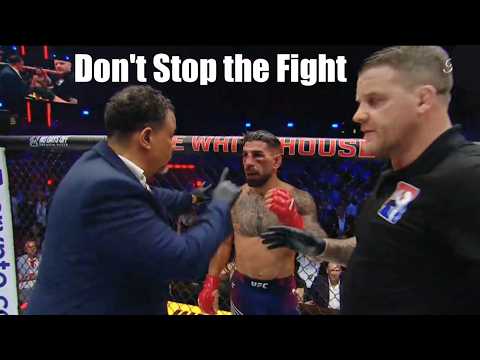 Thumbnail for Doctor Tries to Stop the Gaethje Topuria Fight but the Ref Said No Thanks - Doctor Explains
