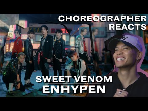 Video thumbnail: Dancer Reacts to ENHYPEN - SWEET VENOM M/V & Dance Practice