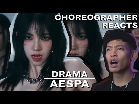Video thumbnail: Dancer Reacts to AESPA - DRAMA M/V & Dance Practice