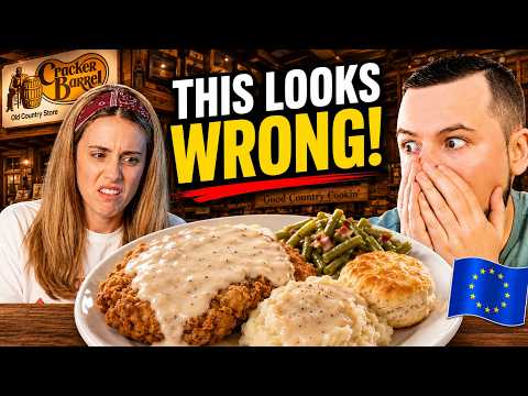 Video thumbnail: Europeans REFUSE to Eat American Country Food… Until the First Bite!
