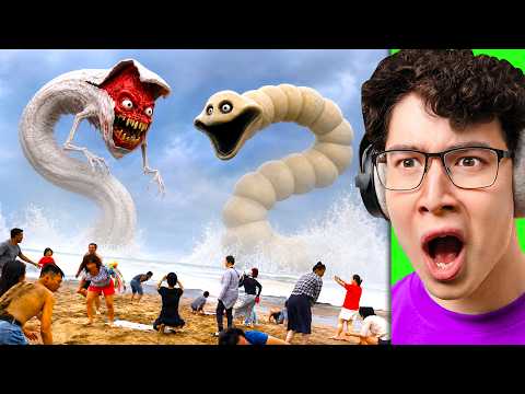 Thumbnail for Reacting to GIANT Worms vs REAL LIFE (Animation)