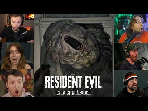 Video thumbnail: Streamers REACT To The Chunk Monster In Resident Evil Requiem