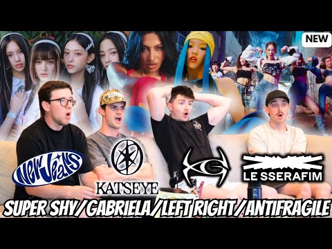 Video thumbnail: Americans FIRST Reaction to KPop Girl Groups Katseye, New Jeans, XG and Le Sserafim Songs