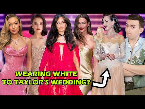 Thumbnail for TAYLOR SWIFT & TRAVIS KELCE WEDDING FASHION REVIEW (wearing white is WILD)