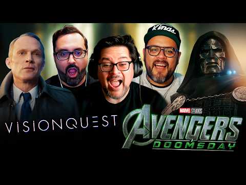 Video thumbnail: AVENGERS: DOOMSDAY D23 Special Look and VISIONQUEST Trailer Reaction!