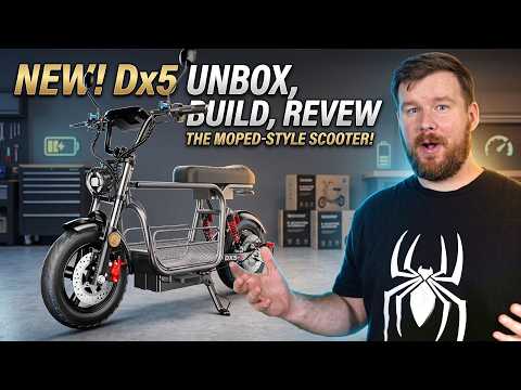 Video thumbnail: iScooter DX5 Unboxing, Assembly & Ride Test!