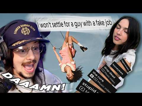 Thumbnail for YOU SEEM PRETTY SAD FOR A GIRL SO IN LOVE by olivia rodrigo is a huge flex *Album Reaction & Review*