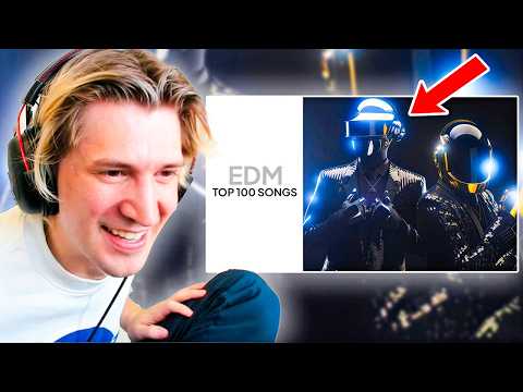 Video thumbnail: xQc Reacts to Top 100 EDM Songs of All Time
