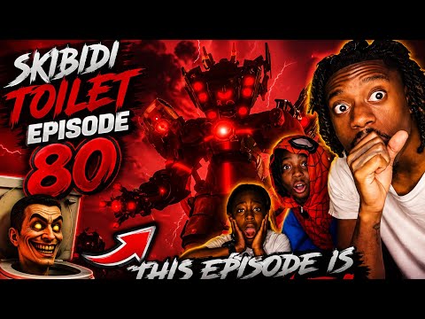 Video thumbnail: SKIBIDI TOILET EPISODE 80 PEAK SPEAKER MAN!? 👀🔥 | REACTION