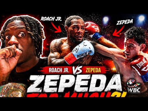 Video thumbnail: Roach Jr. vs Zepeda REACTION! 😳 ZEPEDA WAS TOO MUCH?!