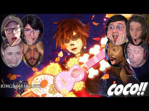 Video thumbnail: Youtubers and Streamers React To KINGDOM HEARTS IV Coco Reveal Trailer | Is This Real?!