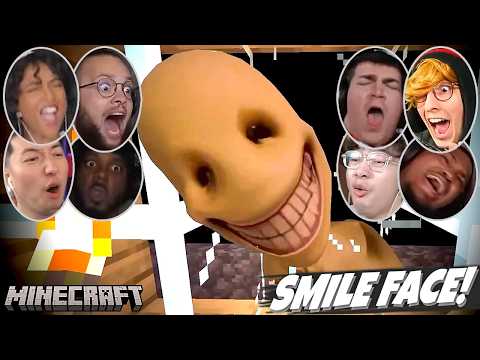 Video thumbnail: Youtubers and Streamers React To the Screamer in Something Is Knocking At Your Door (Minecraft)