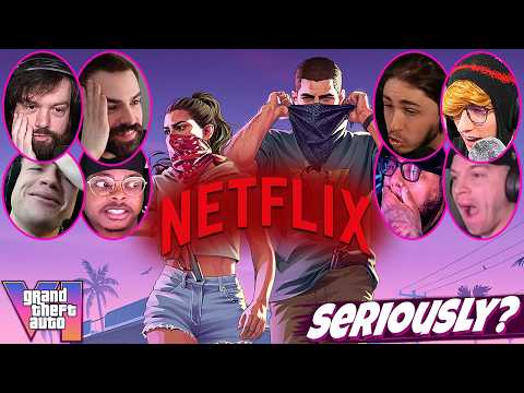 Video thumbnail: Youtubers and Streamers React To GTA 6: An Extended Look Teaser | ON NETFLIX?!