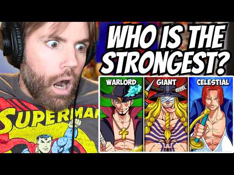 Video thumbnail: Superman Fan Reacts to The Strongest Character In Each Category In One Piece