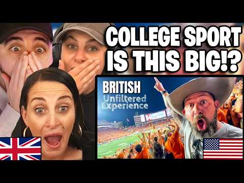 Thumbnail for British Family Reacts to British People's First American SEC Football Game!