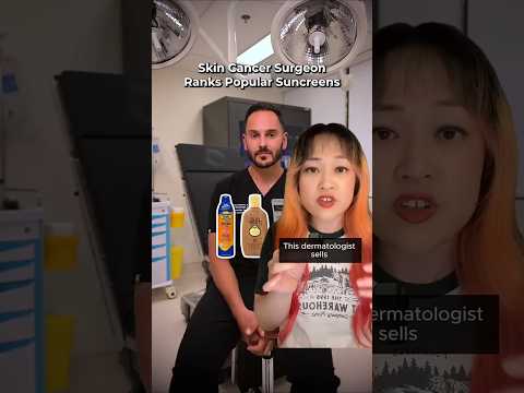 Thumbnail for Skin cancer doctor rates sunscreens 😱 #spf #skincare