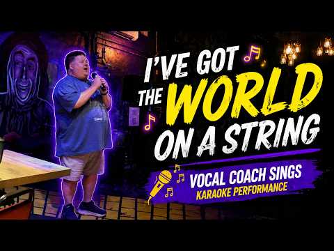 Video thumbnail: Andy Sings Karaoke - I've Got the World on a String