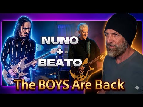 Video thumbnail: Nuno Bettencourt & Rick Beato Cover The Boys Are Back…Harmony Solo-Pto Guitarist Reacts