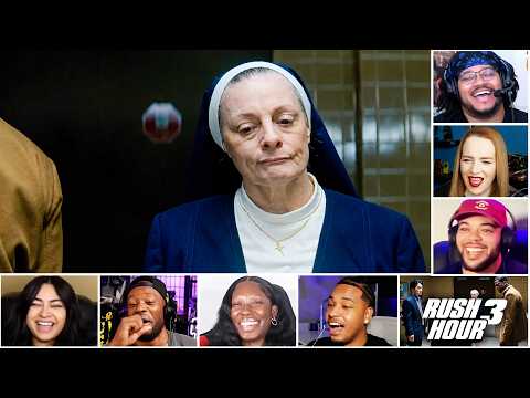 Video thumbnail: Reactors Reaction To Sister Agnes... ANYTIME BROTHER! | Rush Hour 3 (2007) Movie Reaction