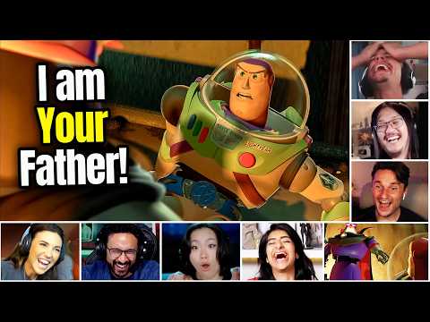 Video thumbnail: Reactors Reaction To The Surprising STAR WARS PLOT TWIST!! On Toy Story 2 (1999) Movie Reaction