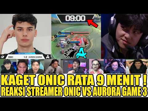 Thumbnail for AGRESIF BANGET! SEKELAS ONIC RATA 9 MENIT! Reaction Streamer ONIC VS AURORA MSC EWC 2026 GAME 3