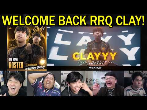 Thumbnail for WELCOME BACK RRQ CLAY! REACTION STREAMER KEMBALINYA KING CLAY RRQ HOSHI S18!