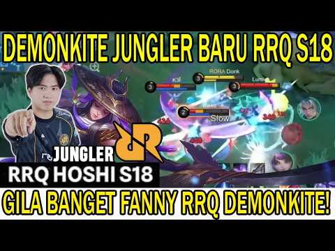 Thumbnail for FANNY DEMONKITE JUNGLER BARU RRQ S18! GILA BANGET FANNY RRQ DEMONKITE!