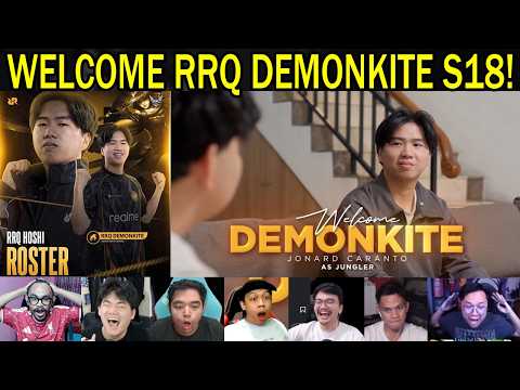 Thumbnail for WELCOME RRQ DEMONKITE! REACTION STREAMER JUNGLER BARU RRQ HOSHI S18!