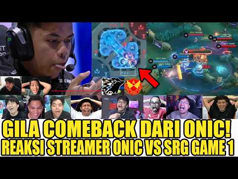 Thumbnail for GILA COMEBACK DARI ONIC! Reaction Streamer ONIC VS SRG MSC EWC 2026 GAME 1