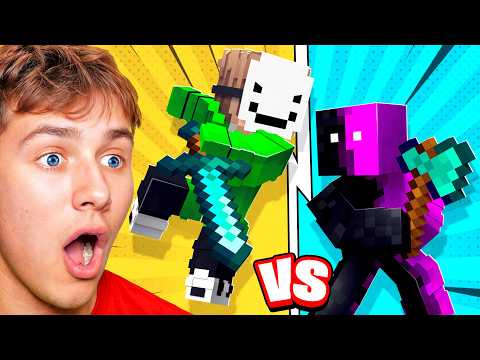 Thumbnail for Dream VS Daquavis Minecraft Battle!