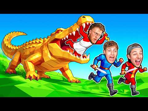 Thumbnail for 3 Gods Vs GIANT Crocodile God In TABS