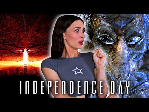 Video thumbnail: "Hello Boys, I'm Baaaack!" BRITISH GIRL'S FIRST TIME WATCHING * Independence Day * MOVIE REACTION!!