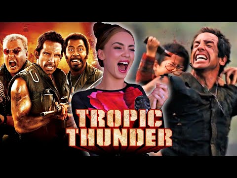 Video thumbnail: BRITISH GIRL'S FIRST TIME WATCHING * Tropic Thunder * MOVIE REACTION!! I CRIED laughing at this!!