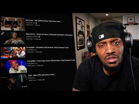 Thumbnail for NoLifeShaq REACTS to FUNNY MIKE , RAKAI, & DDG Streamer University DISS TRACKS!