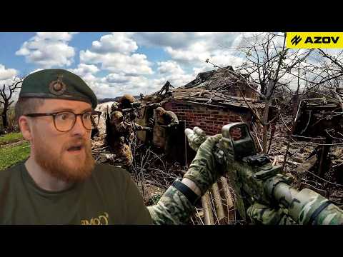 Thumbnail for POV: Azov Recon Platoon Conducts Sweep in the Toretsk Sector | Royal Marine Reacts