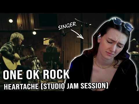 Video thumbnail: Clean and Polished | ONE OK ROCK - Heartache [Studio Jam Session] | Singer Reacts |