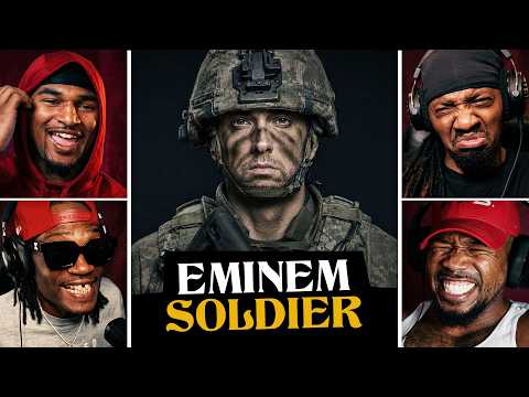 Video thumbnail: NO ONE ELSE CAN DO THIS!🔥 Eminem – Soldier | BAR by BAR Reaction Mashup