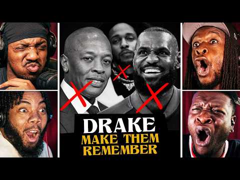 Video thumbnail: BAR by BAR! DRAKE DISSES LEBRON, KENDRICK, DRE, BUDDEN!🔥 Make Them Remember/1 AM IN ALBANY REACTION