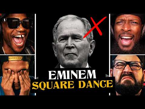 Video thumbnail: When EM Goes Against the GOVERNMENT!🔥 Eminem - Square Dance | EPIC Reaction Mashup