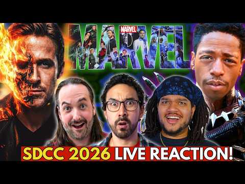 Thumbnail for Marvel SDCC 2026 ANNOUNCEMENTS REACTION! Ryan Gosling Ghost Rider, New Black Panther, Gray Deadpool