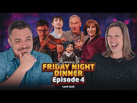 Video thumbnail: Martin is OBSESSED with Lord Luck?! 😲 Americans React to Friday Night Dinner S5E4